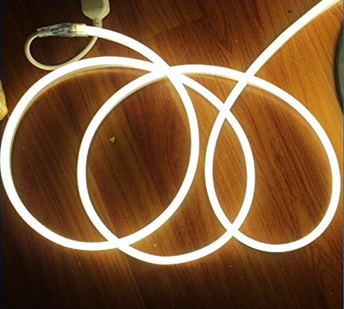 PragAart 5 Meter NEON Warm White LED Flexible Strip Light with Two PIN Power Plug for Diwali, Christmas, Home Decoration