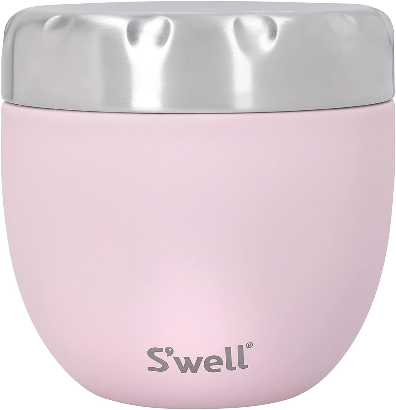 S'well S’Well Pink Topaz Eats 2-in-1 Food Bowl Flask, Stainless Steel