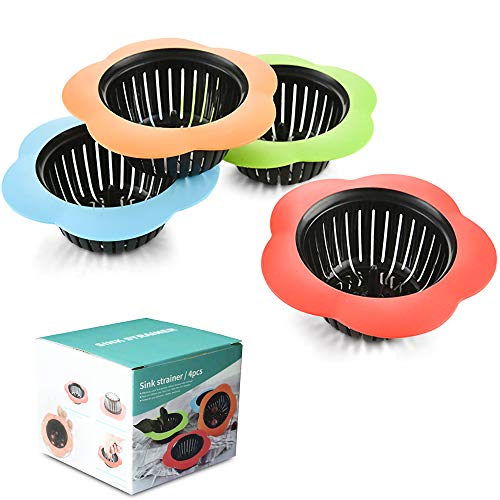Colador de silicona para fregadero de cocina 4 unidades