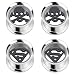 IPINK-2 Pairs Stainless Steel Superman Skull Flesh Tunnel Piercing Stretcher Ear Plug