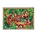 3D LiveLife Tray Jigsaw Puzzle - balanceo del orangután. ¡Rompecabezas lenticular de la selva 3D con 40 pedazos! Tray Puzzle Range de Deluxebase. ¡Ilustraciones originales autorizadas del artista reno
