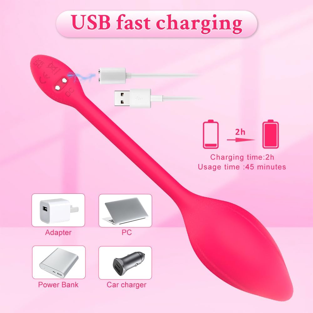 APP Remote-Controlled Clitoral Vibration Stimulator with 9 Vibration Modes, G-spot orgasmic Nipple Massager, Waterproof Rechargeable Masturbation, Adult Sex Toy, Female Couple Happy Toy