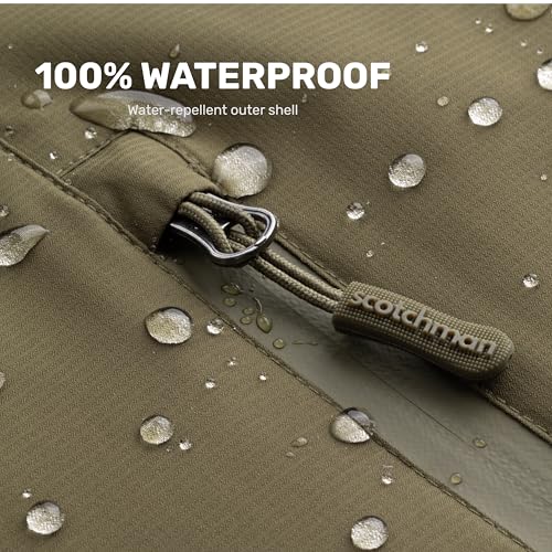 The ScotchMan Regenjacke Herren Wasserdicht Outdoor – Ultraleicht Packbare Winddichte Jacke mit Kapuze – Übergangsjacke für Wandern, Fahrrad & Alltag – Unisex