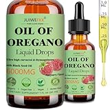 Oil of Oregano with Black Seed Oil Liquid Drops 丨20:1 Super Concen -trated Extract with High Carvacrol | Organic 2-in-1 Formula for Immune Antioxidant & Respiratory Health, Non-GMO, Vegan, Gluten-Free