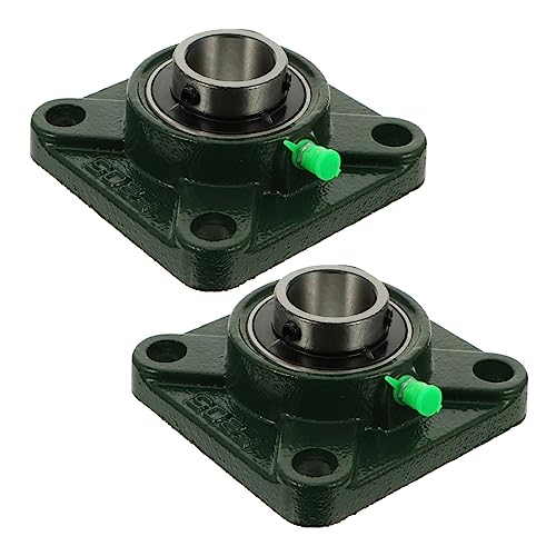 Roulement UCF205-16 en fonte auto-alignant et autolubrifiant - Lot de 2