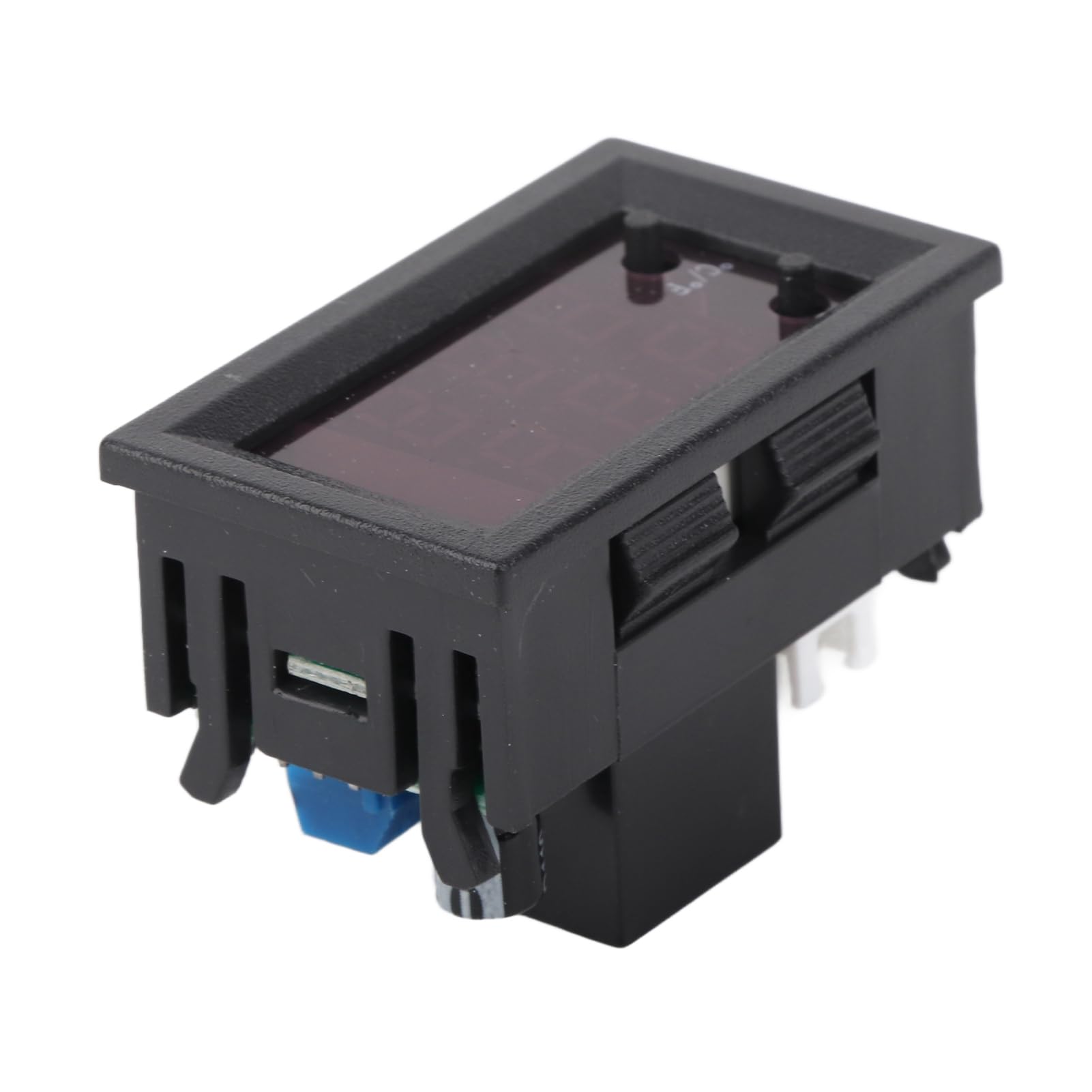 Microcomputer Controlled Thermostat, Intelligent Temperature Controller Switch Wide Range Spectrum DC 12V Digital Display Temperature Switch for Industrial Control and