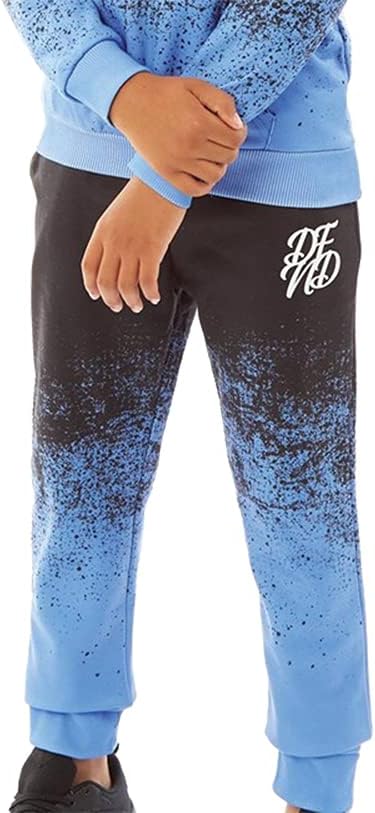DFND London Boys Printed Logo Jog Pants Elasticated Waist Age 5-16
