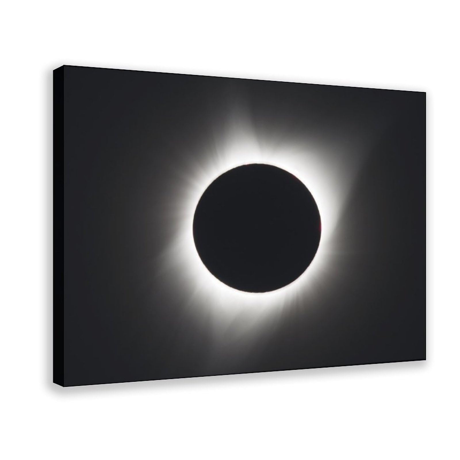 Toile éclipse solaire 2017 mur vide bureau cadre suspendre 50x76 cm - 8