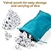 100 Pieces Dice Set, 16MM Standard Game White Dices, Opaque Six Sided Dice with Pouch, Black Dot Bulk White Dice for Group Event, Board Games, Classroom Math