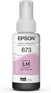 Garrafa de Tinta Original Epson EcoTank T673 Magenta Claro - T673620