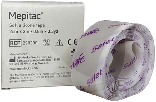 Mepitac - Rollo no estéril de 0.8 x 118.1 in o (0.8 in x 9.8 ft) por Mlnlycke Health Care GmbH