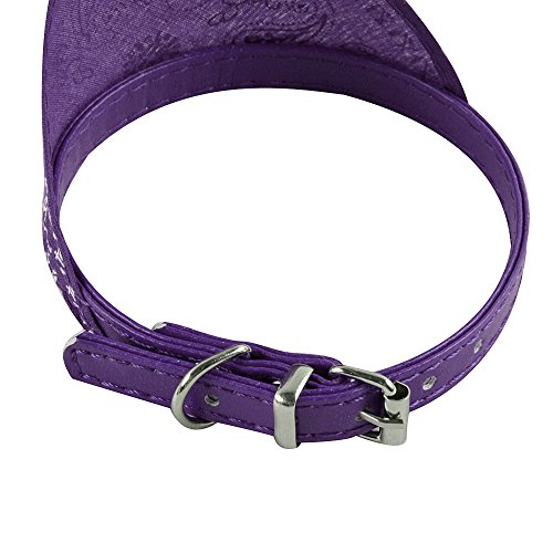 Image of Adjustable Scarf Cum Bandana Cum Neckerchief Collar for Puppy /Cat /Kitten (Purple)