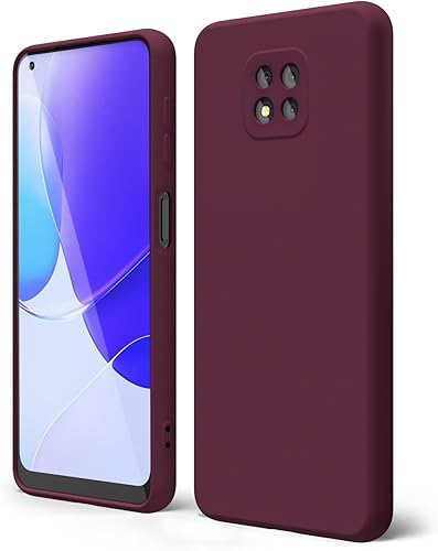 oakxco Funda para teléfono Motorola Moto G Power 2021 de silicona líquida, fina y delgada de gel de goma suave TPU cubierta simple para mujeres y