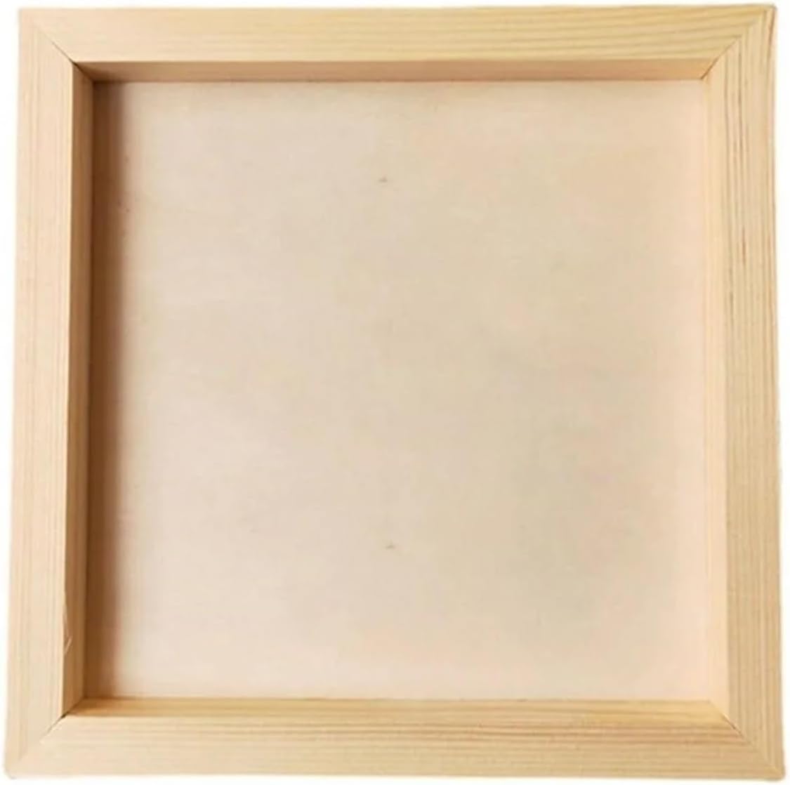 8PCS DIY Blank Clay-Wood Frames - Puzzle/Photo Holders, Desktop Ornament(12x12cm)