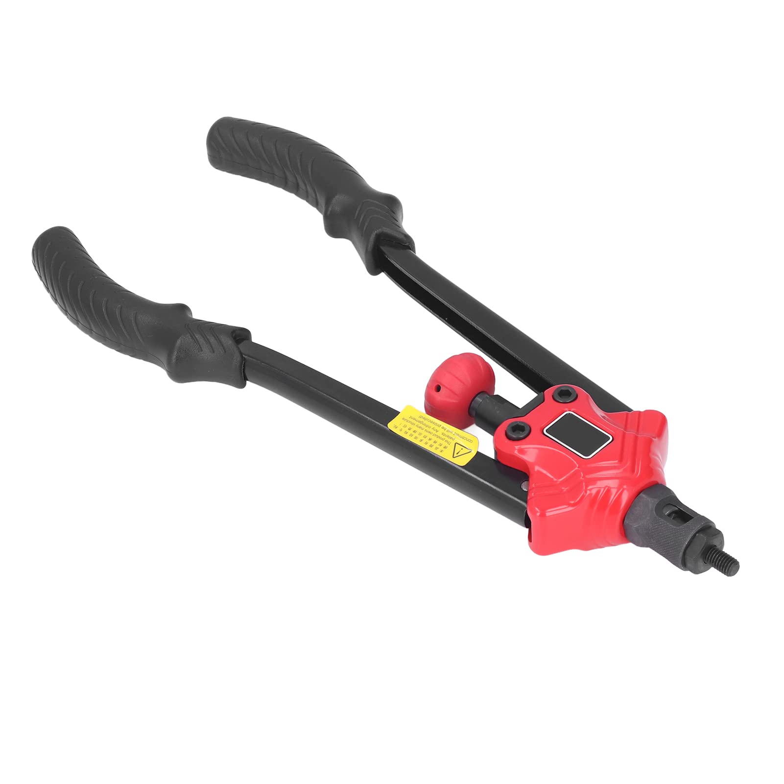 Wakects Kit de Pistola para Tuercas Remachadoras Herramienta de Alicates de Remachado Manual de Acero con Alto Contenido de Carbono para Insertos M3 M4 M5 M6 M8 M10 M12 de 9 Mm con Llave de Mandril