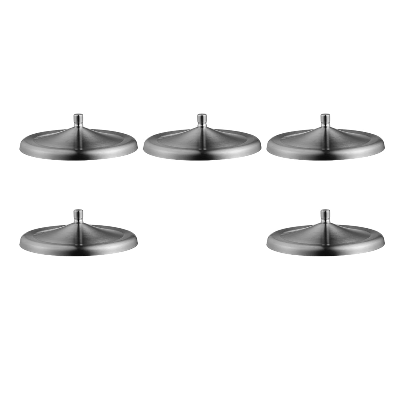 5Pcs Stainless Steel Shatterproof Cup Lid Easy to Clean for Hot Drink Universals for Bottles and Mugs Stainless Steel Cup Lid