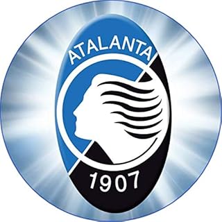 Cialda rotonda per torta SCUDETTO ATALANTA CALCIO SERIE A decorazione alimentare senza glutine personalizzazione grafica inclusa topper cake design img 2 (Ostia, 20 cm)