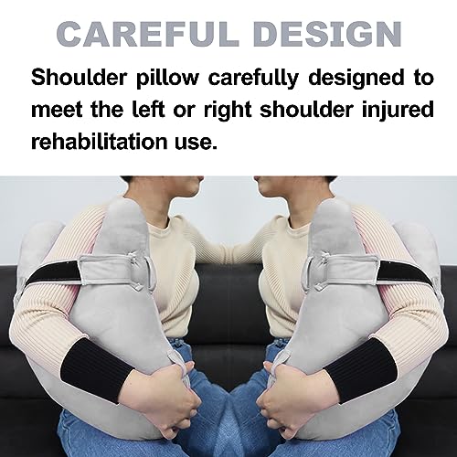 Shoulder-Surgery-Pillow-Super-Soft-Rotator-Cuff-Pillow-for-Sleeping-Relief-from-Shoulder-Pain-or-Frozen-Shoulder-for-Post-Op-Comfort-Arm-Shoulder-Support-HealingCharcoal-Grey