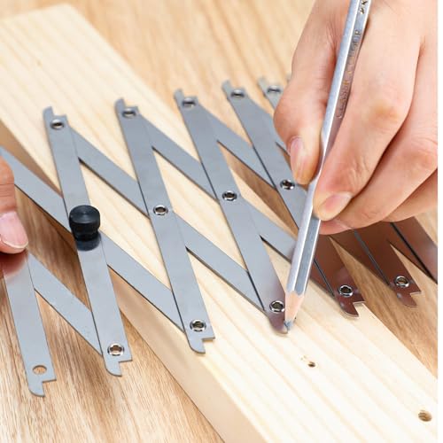 Zonon Point-2-point Equidistant Measuring Tool Center Finding Tool Finder Measuring Tools Pipe Center Finder Woodworking Layout Metal Equal Space Divider for Welding - Image 5
