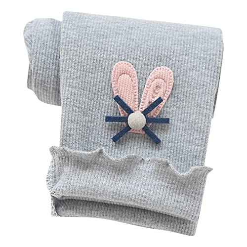 Toddler Girls Leggings Winter Warm Fleece Lined Tights Kids Stretchy Soft Leggings Ankle Length Knit Legging