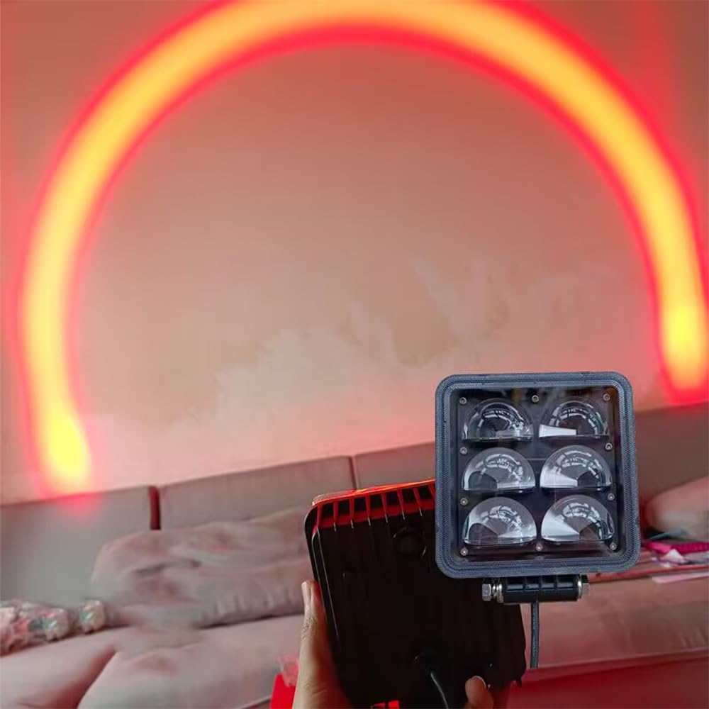 LED-Technik-Fahrzeuglampe, Gabelstapler-Lampe, LED-Lichter, quadratisch, LED-Arbeitsleuchte, 2 Stück, 10 W, Scheinwerfer, LED-Fahrlicht für LKW, Geländefahrzeuge, ATV, UTV, Boot, Fahrlampe