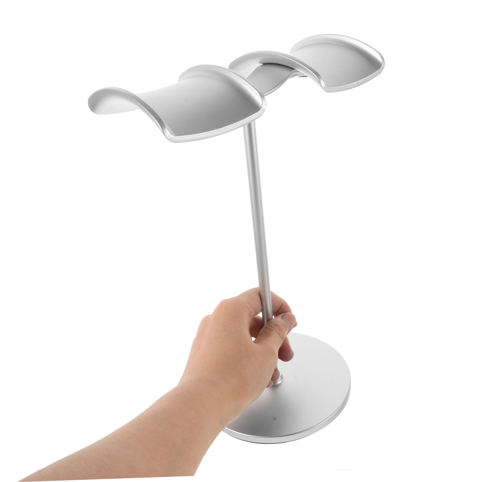 Operitacx 2 Piezas Soporte de Auriculares de Escritorio Estante Auriculares Gaming Elegante y Práctico Almacenamiento Compacto Habitaciones y Oficinas