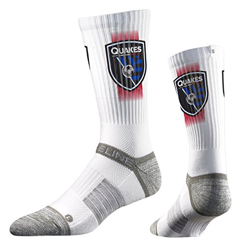 MLS San Jose Earthquakes MLS Crew Socks , Earthquakes Premium, White