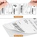 4 x 6 Fanfold Thermal Shipping Labels, 100 Labels Thermal Shipping Labels for FedEx Shipping Label, Compatible with JADENS,iDPRT, Munbyn Printers.