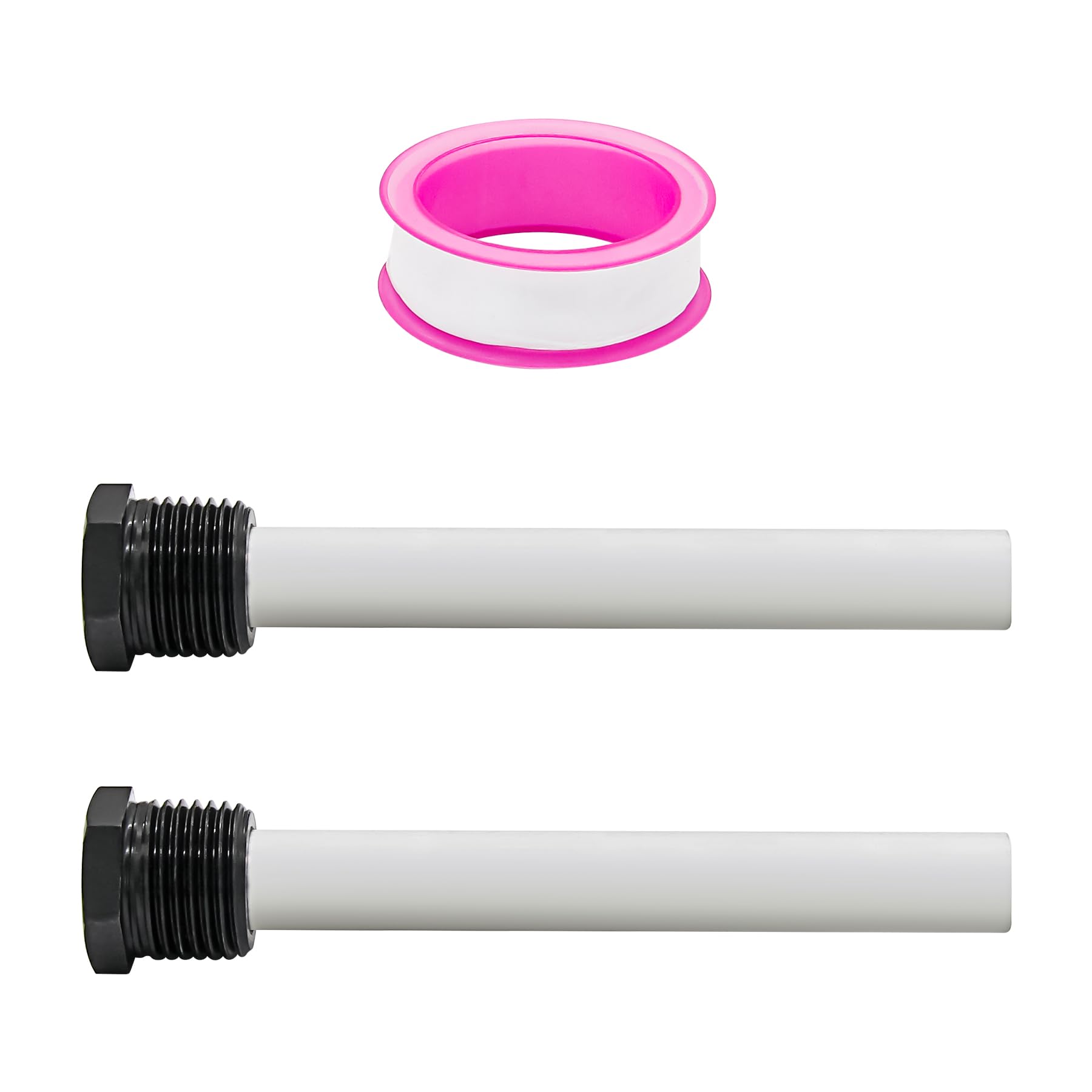 yrjns 2 Pack RV Water Heater Magnesium Anode Rod Water Heater Replacement Part Fits for Atwood Dometic Water Heater 11553, 4.5" x 1/2" NPT RV Water Anode Rod for RV, Camper and Trailer Water Heaters