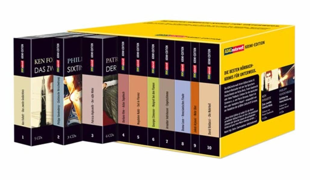 10er Box - ADACmotorwelt Krimi-Edition: Das zweite Gedächtnis, Sixtinische Verschwörung, Der süße Wahn, Astas Tagebuch, Tod in Florenz, Maigret bei ... Finale, Mehr Bier, Die Wahrheit