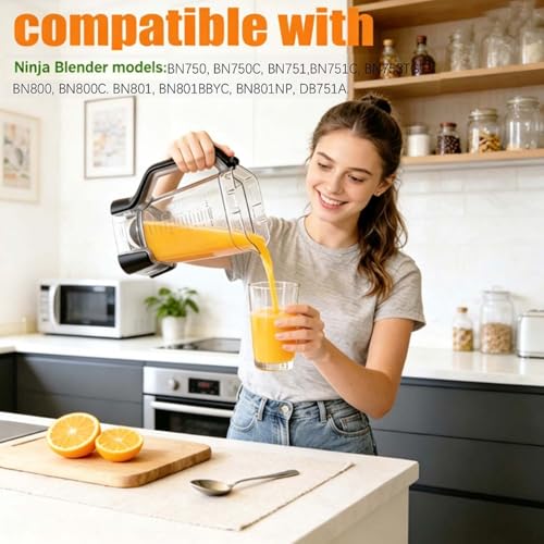 Recipiente con tapa para licuadora Ninja 72oz XL miniatura 5