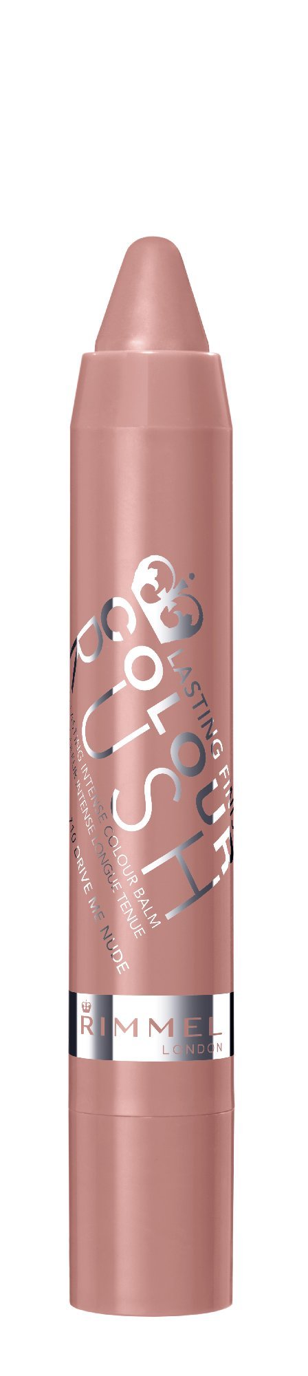 RimmelLasting Finish Colour Rush Lip Color Balm, Drive Me Nude, 0.095 Fluid Ounce