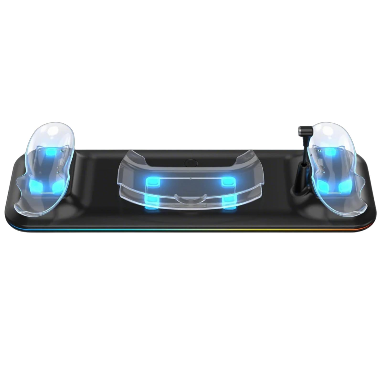 Base Ricarica per 3 Cuffie Ricarica A LED Basare per Rack Archiviazione Virtual Glasses Controller Adattatore Hand Affitto Stand