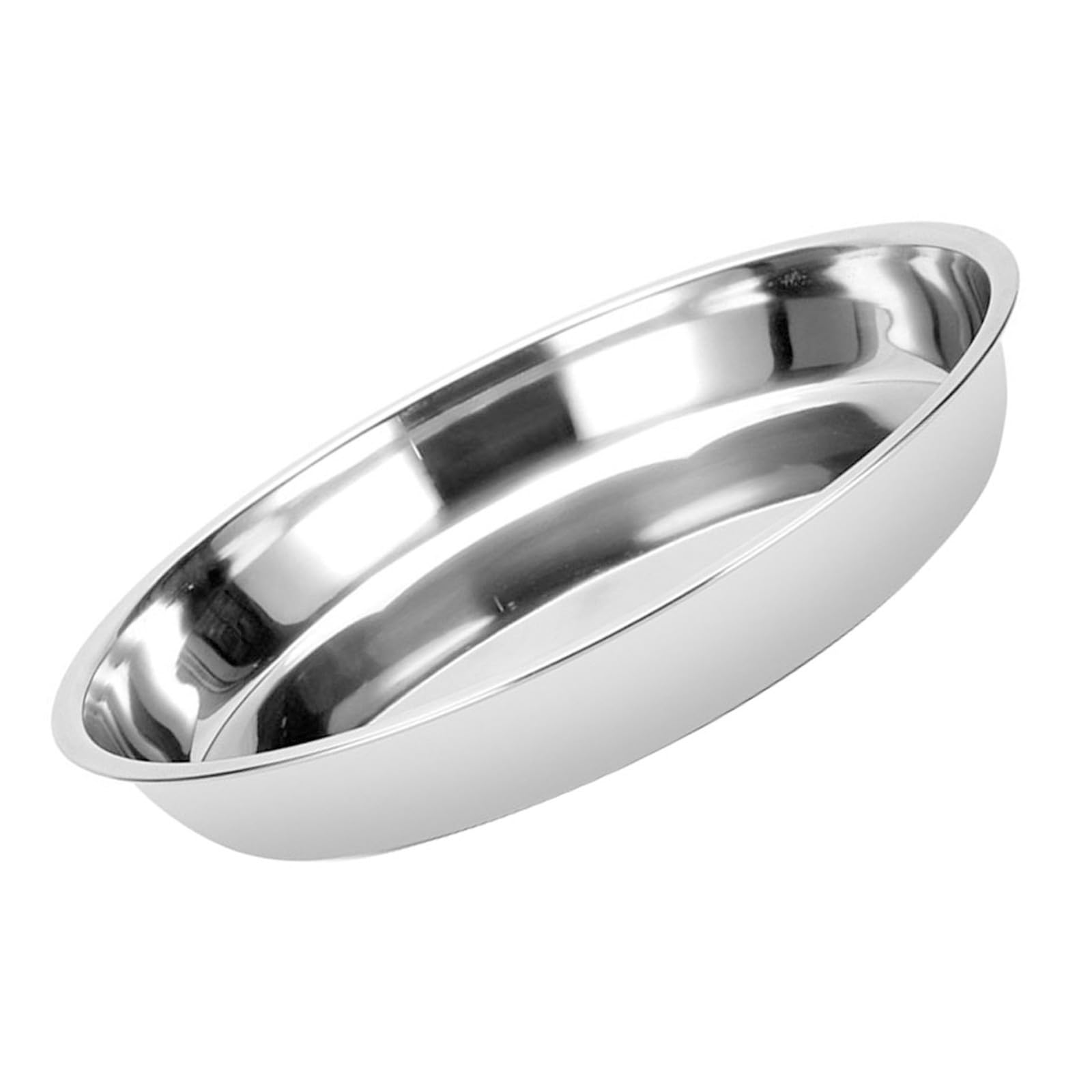 12 Inch Metal Barbecue Tray Round Stainless Steel Food Plate for Outdoor Picnic and Camping
