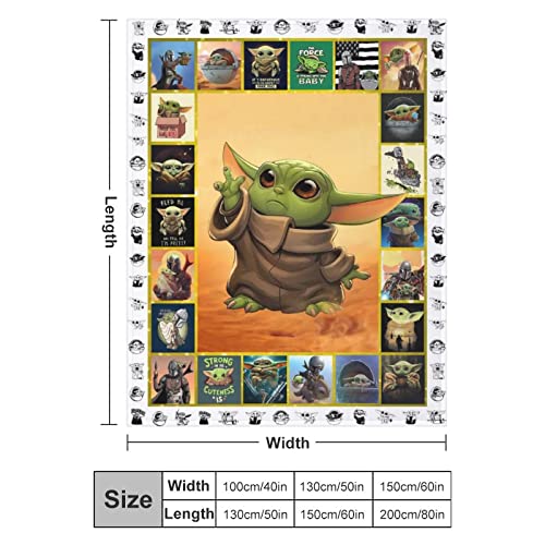Ultra Soft Cartoon Blanket Plush Flannel Fleece Throw Blanket For Couch Sofa Bedding Living Room Warm Cozy Blanket For Kids Teenager Adult 50"X40" #TOP1