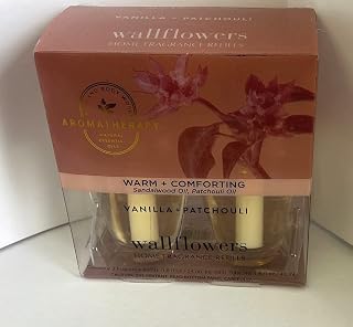 Bath and Body Works Aromatherapy Comfort Vanilla Patchouli Wallflowers 2-Pack Refills (1.6 fl Oz Total)