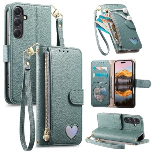 Coque Galaxy A31 bleue avec rabat portefeuille pour stopper les chutes