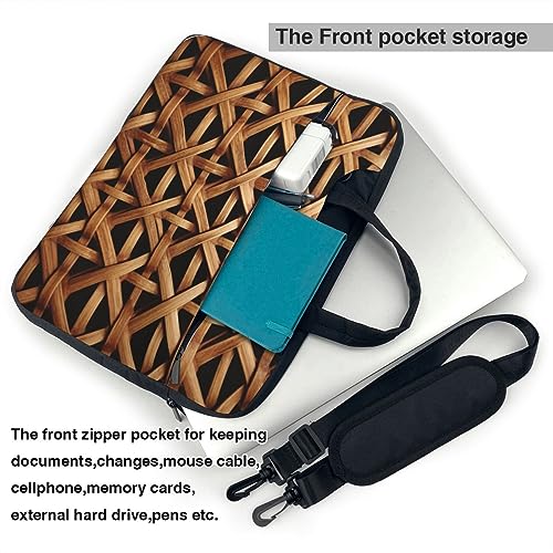 Bolso tipo bandolera para laptop KHiry tejido miniatura 4