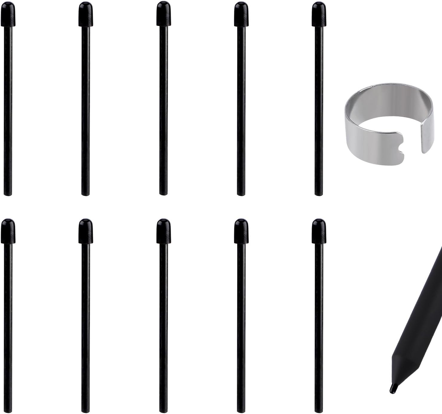 10pcs Marker Pen Nibs for Remarkable 2, Soft Fiber Maker Pen Tip