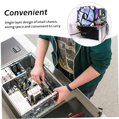 Soporte abierto DIY para placa base y gabinete de computadora de escritorio miniatura 3
