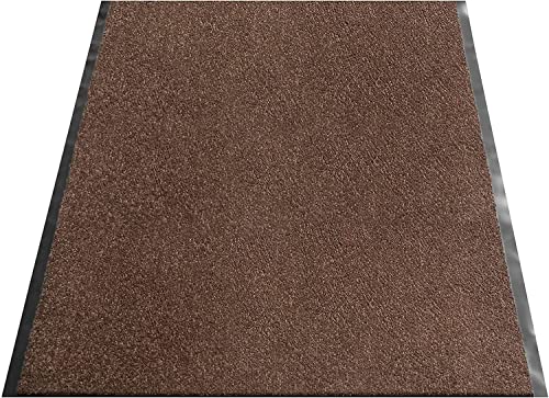 Floordirekt Schmutzfangmatte auf Maß, 90 x 100 cm, Braun, Fußmatte, Türmatte Eingangsbereich, Fußabtreter, Türvorleger, Sauberlaufmatte, Meterware, Mono