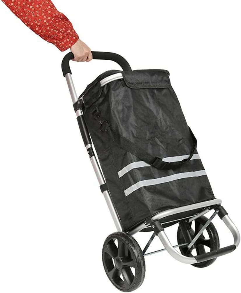 35l Shopping Trolley Cart Tote Shoulder Bag Foldable Reusable Waterproof Bags Organizer Adjustable