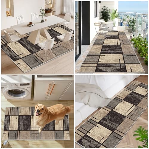 Alfombra pasillo larga para decorar la entrada de casa de forma acogedora 7