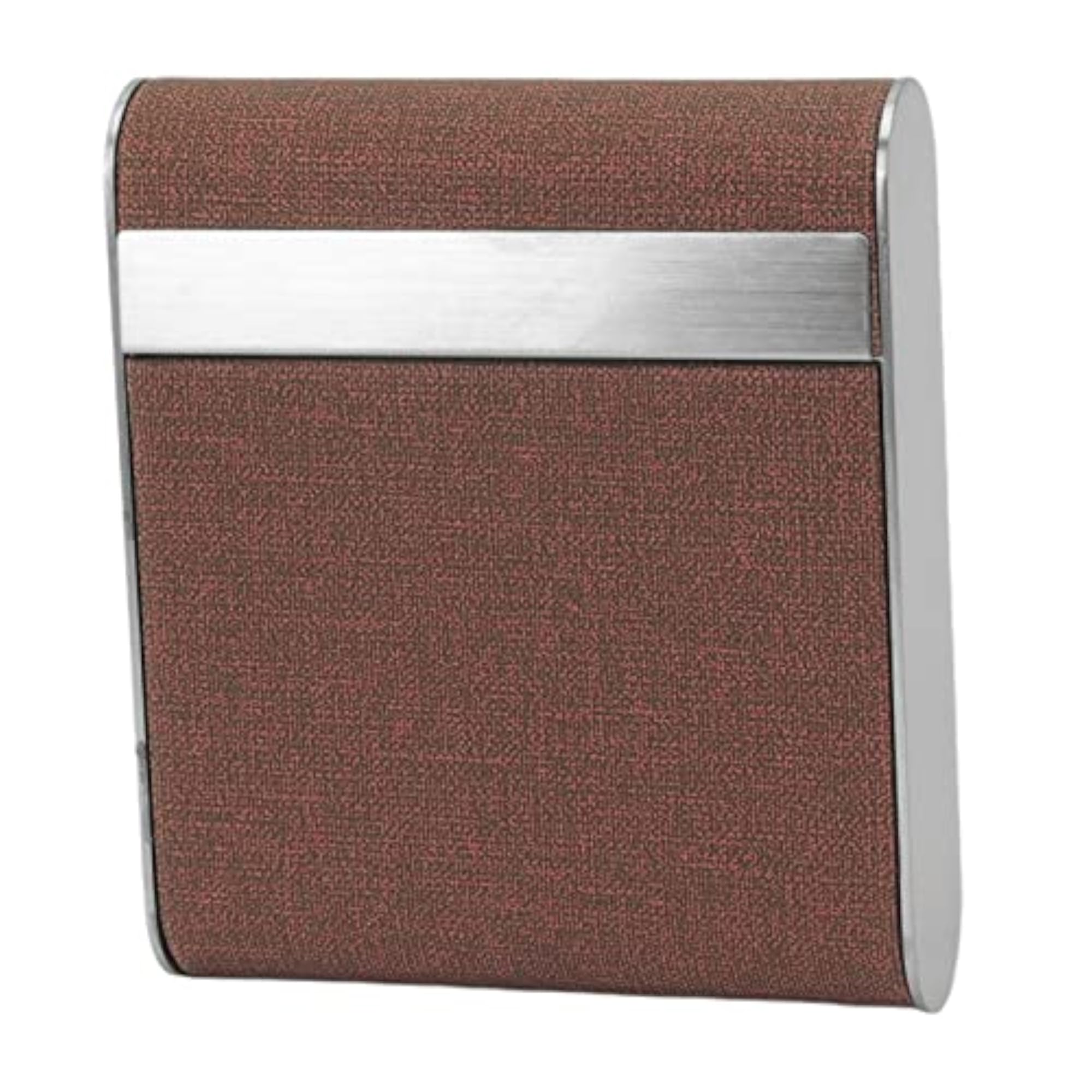 Metal Cigarette Box, 20 Capacity Inner Flocking Storage Case