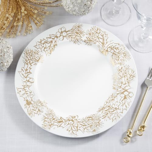 Platos Decorativos Redondos Fennco Styles 13 pulgadas Set 4 miniatura 2