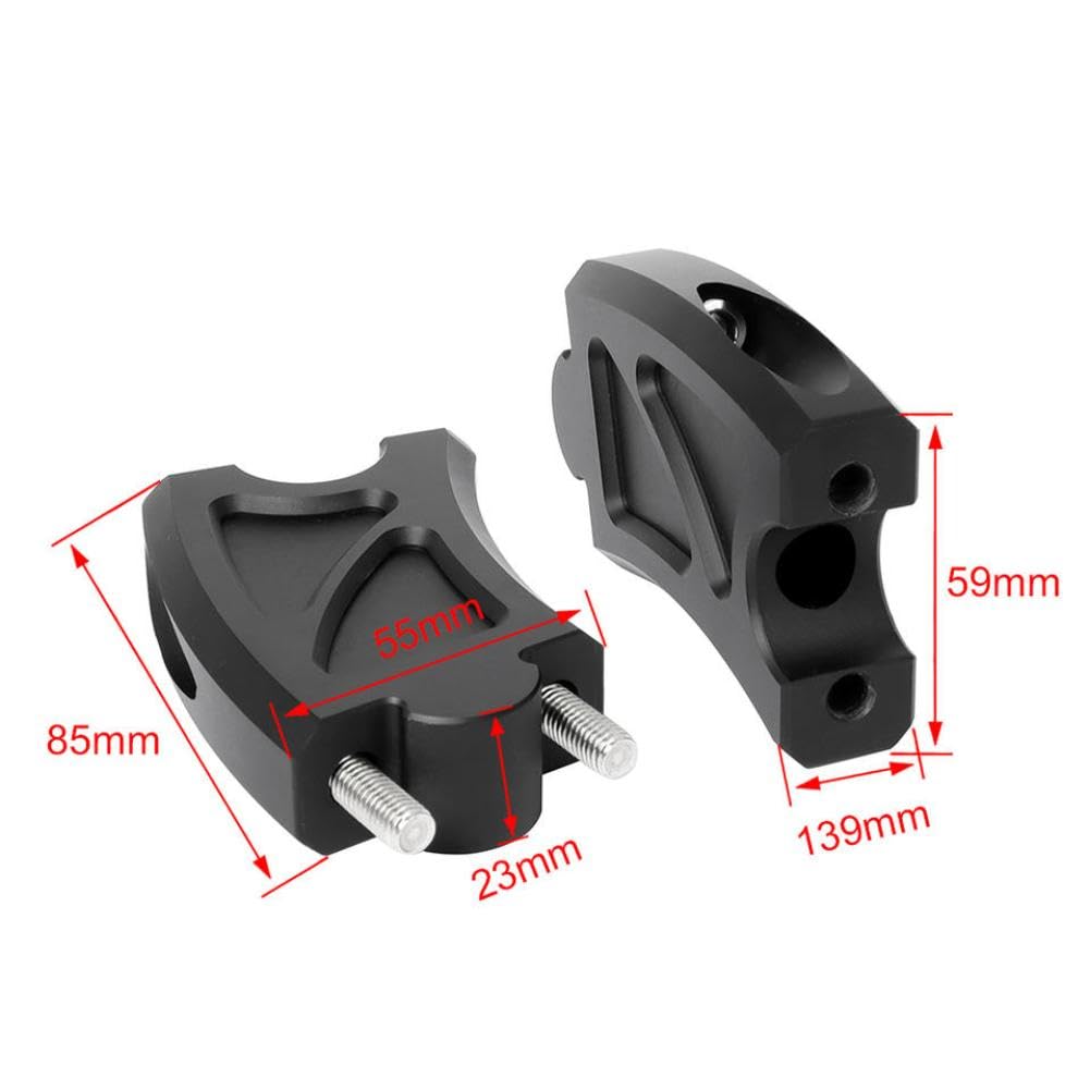 Kit de rehausseur de guidon compatible avec moto CMX500 CMX300 300 500 500 2017-2023