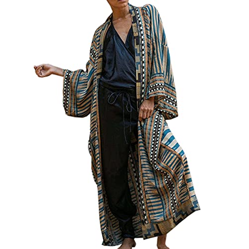 SIEBENEINSY Damen Boho Strand Badeanzug Bedecken Pareos Kimono Cardigan...