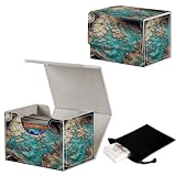 Élégant et durable : boîte de jeu MTG de qualité supérieure conçue avec un look élégant, accrocheur et une construction durable — parfaite pour organiser les decks Magic Commander et d'autres collections JCC