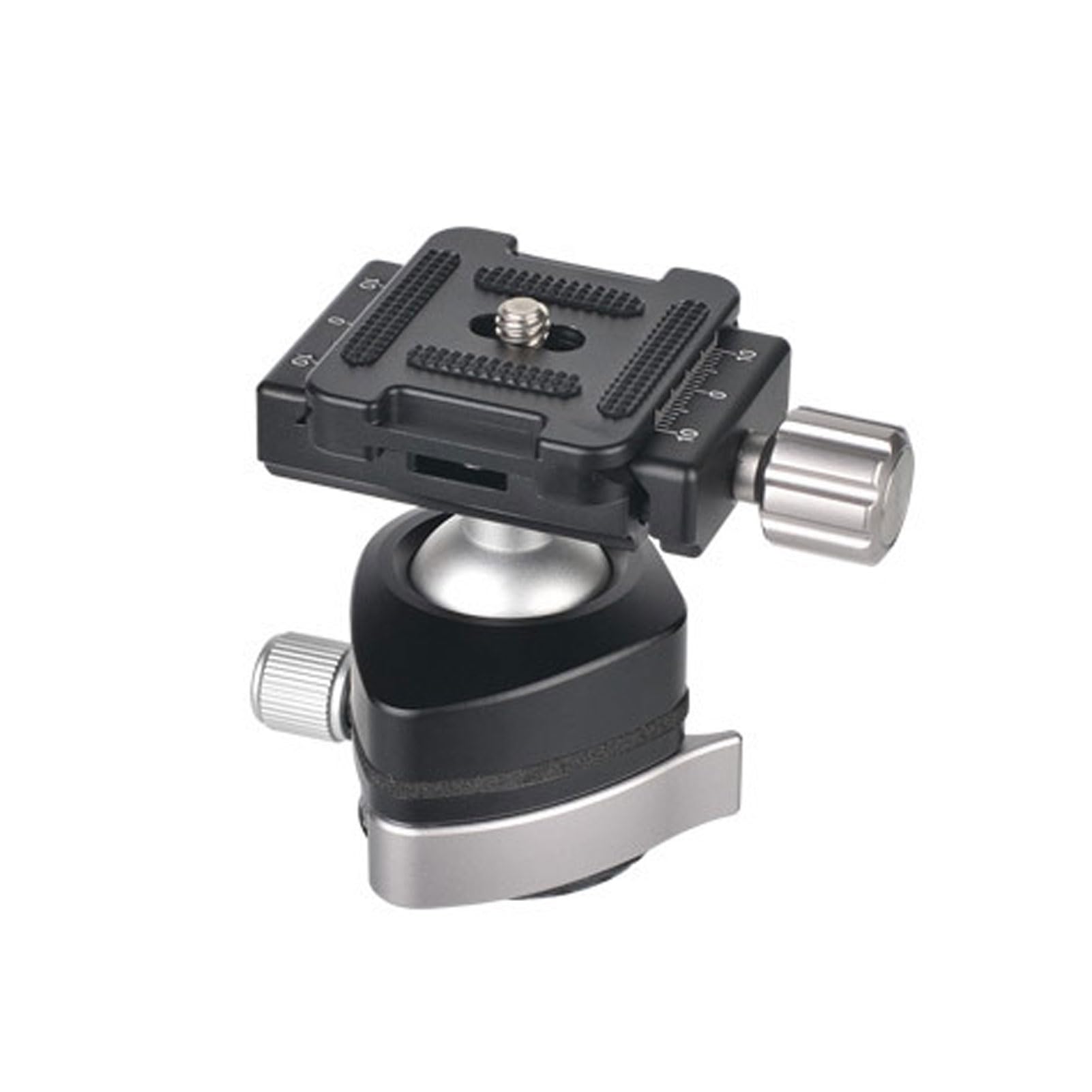 GOWENIC Testa a Sfera per Treppiede, Sgancio Rapido con una Sola Mano, capacità di Carico Impressionante, per Fotografia di Viaggio con Monopiede per Fotocamera DSLR Mirrorless
