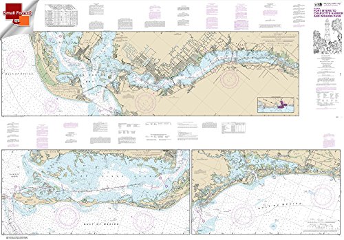 NOAA Chart 11427: Intracoastal Waterway Fort Myers to Charlotte Harbor and Wiggins Pass 25.5 X 36 (Small Format Waterproof)